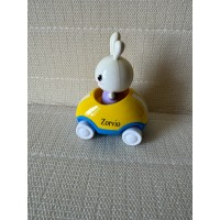 Zorvio Adventures Little Buggy Vehicle Preschool Toy for Ages 3 and Up (Rabbit in Helicopter)